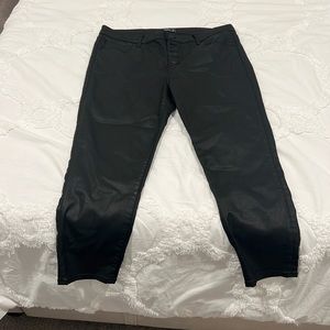 Abercrombie leather jeggings